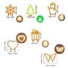 3V LED Edison Filament Irregular Shape DIY Lighting Flexible Filament Bulb Cartoon Decorative Art Filament Christmas Decoration