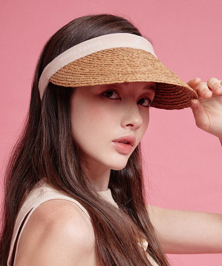 Hwaiteusaenjeu Natural Raffia Sun Cap Petra (8 Colors)