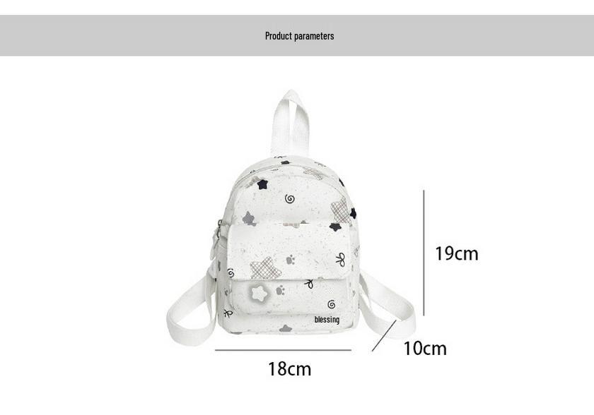 Korean-Style Sweet Cute Mini Girl's Backpack - Lightweight and Versatile