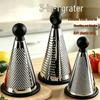 Stainless Steel Multi-functional Grater with Rubber Handle for Cheese, Vegetables, and Potatoes