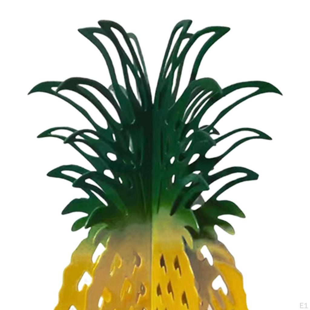 Escultura Adorno Decorativo de Piña Figura Artificial Adorno para