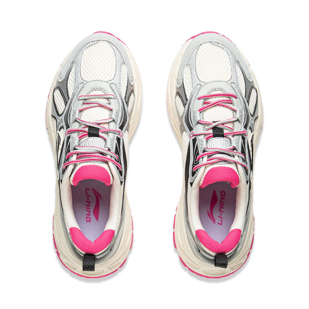 Li Ning Star Ring Y2K Soft Retro Fashion Versatile Height Increasing Non-Slip Wear-Resistant Breathable Low-Top Casual Shoes AGCV356-4