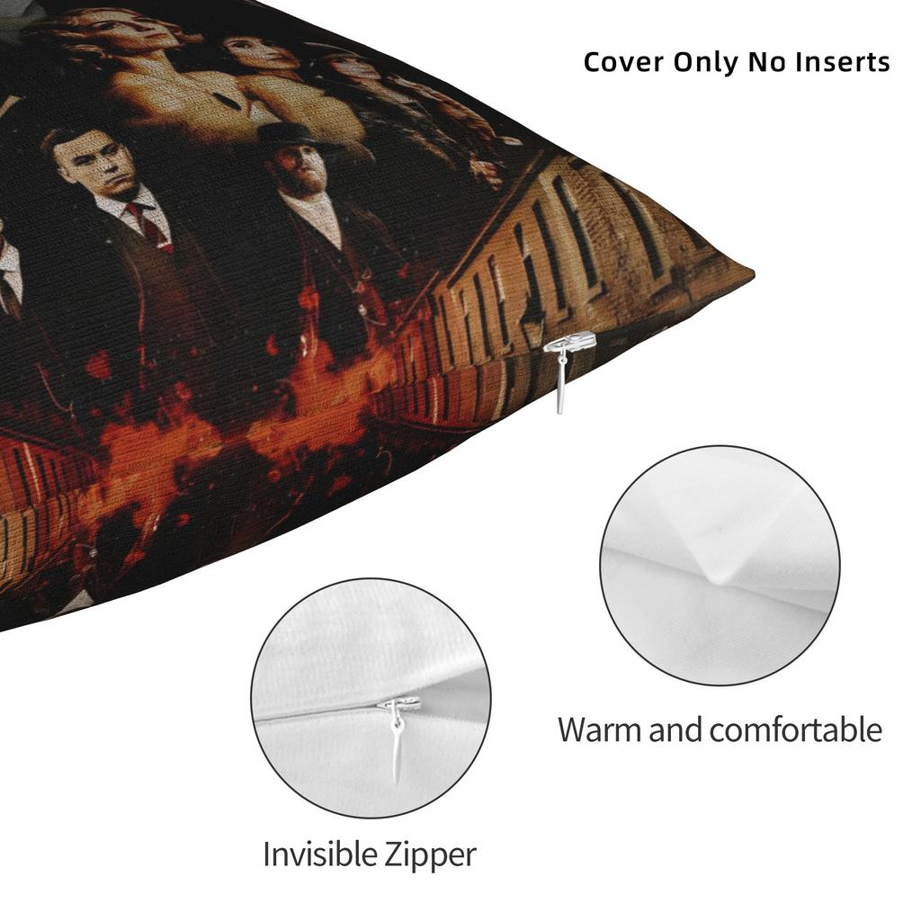 Tommy Shelby Peakys Blinders Pillow Covers Printing Cushion Cover Decoration  Throw Pillow Case Cover Seater Multiple Sizes