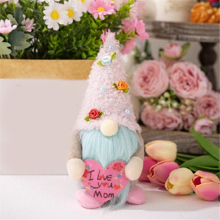 Mother Day Gnome Decorations Swedish Tomte Stuffed Gnome Plush Dwarfs Doll Gnome