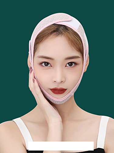 Face Belt Lift Up Mask Small Band Adjustable Breathable High Elasticity Beauty Device Unisex 2-Piece Set 2023 Edition