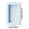 2in1 Anti-shedding Soap Storage Box with Mesh Surface Bathroom Drain Storage Box Convenient Daily Clothing Cleaning Accessories