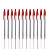 1.0mm Bold Point Ball Pen Ballpoint Pen Smooth Writing Multicolor Plastic Oil Pen for Office School Student Writing Gift