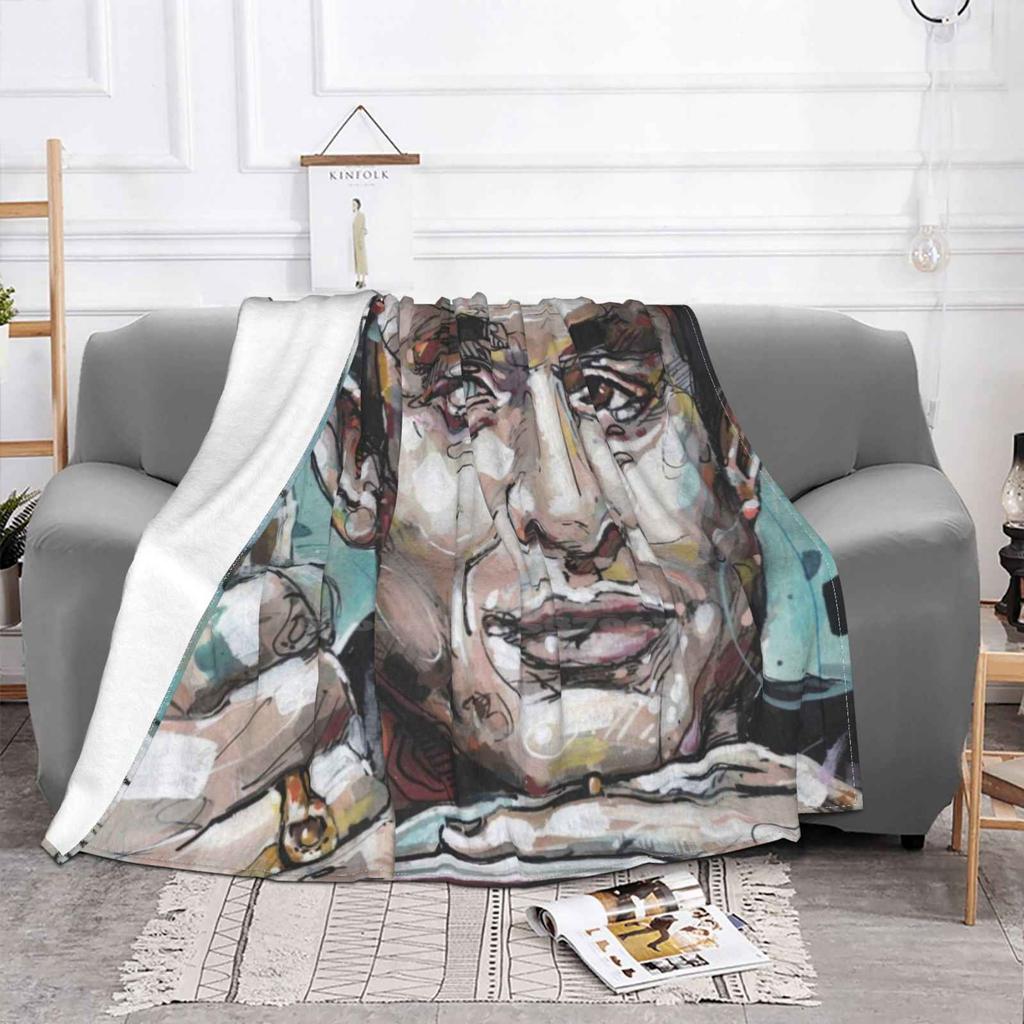 Johnny Cash Guitar Painting Top Quality Comfortable Bed Sofa Soft Blanket Johnny Cash Nashville Countrymusic Guitar Memphis