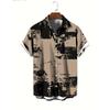 New Men's Large Size Shirts Daily Versatile Comfortable Breathable Short-sleeved Men's Button-down Shirts Fashion Men's Clothing