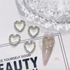 Retro Luxury DIY Rhinestone Heart Nail Accessories - Zircon Manicure Jewelry