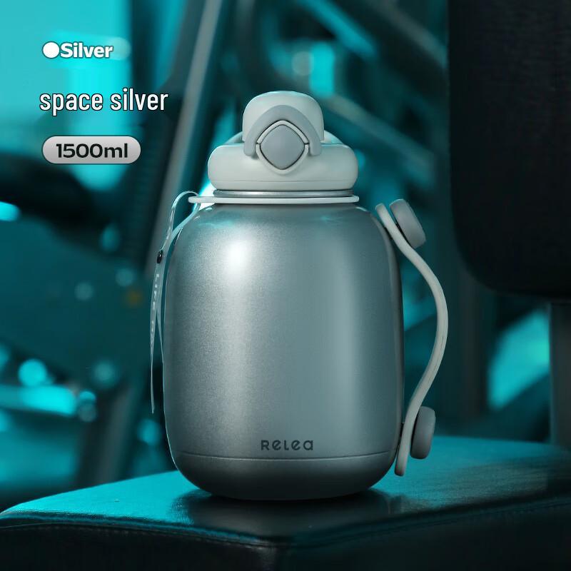 WUSHIWU 1.5L Stainless Steel Vacuum Insulated Water Bottle