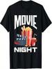 Filmabend Popcorn Heimkino Filmfan T-Shirt