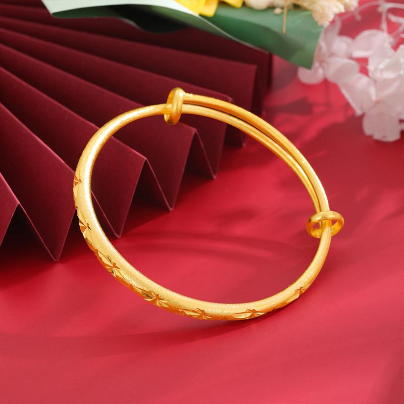Sandman s Gypsophila Push-pull Copper Bracelet Women s Accessories New Frosted Imitation Jewelry Bracelet One Size(16-22CM)