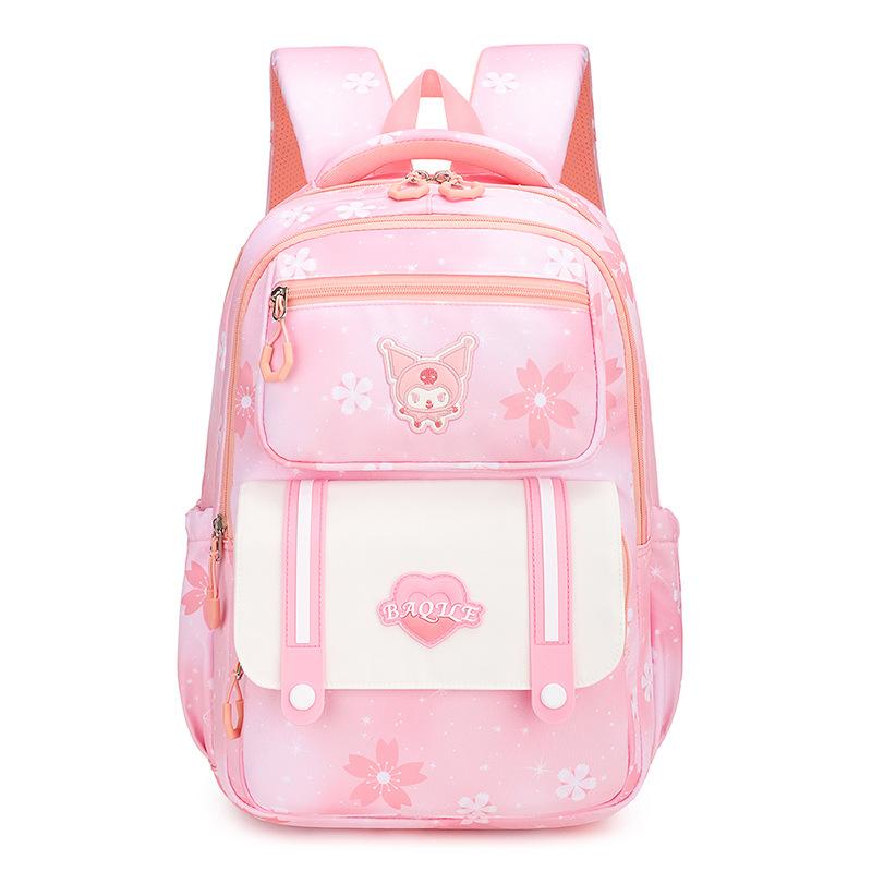 Children's School Bag New Large-capacity Student Bag Girl Burden Reduction Spine Backpack