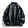 Spring new men's leather jacket slim lapel windproof casual fashion leather jacket men