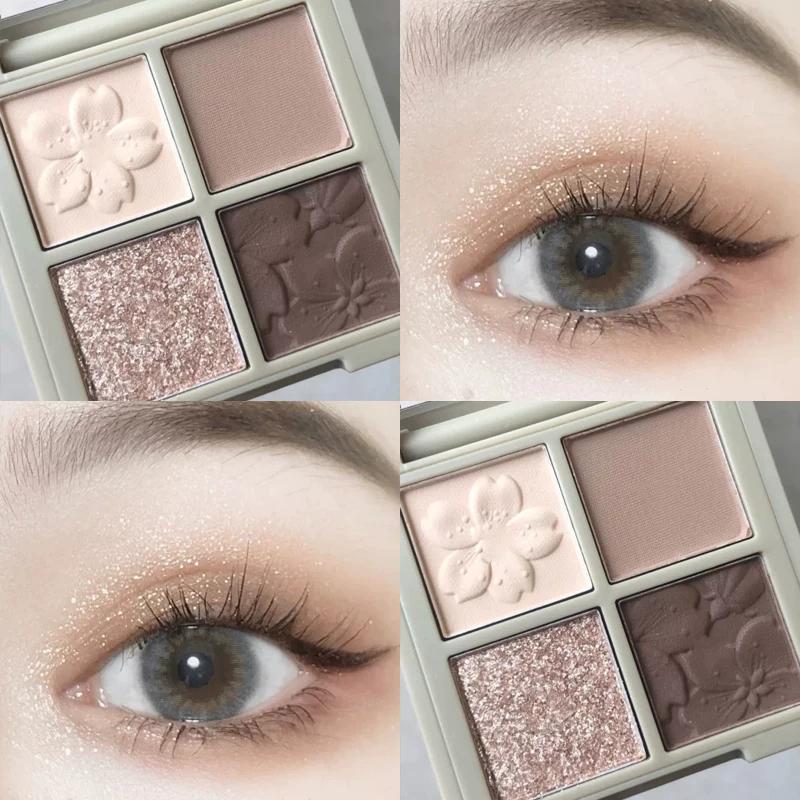 Novo Flagship Store Matte Affordable Four Color Eyeshadow Palette