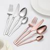 Stainless Steel Tableware 24-piece Set Small Waist Family Western Food Steak Knife, Fork and Spoon Set