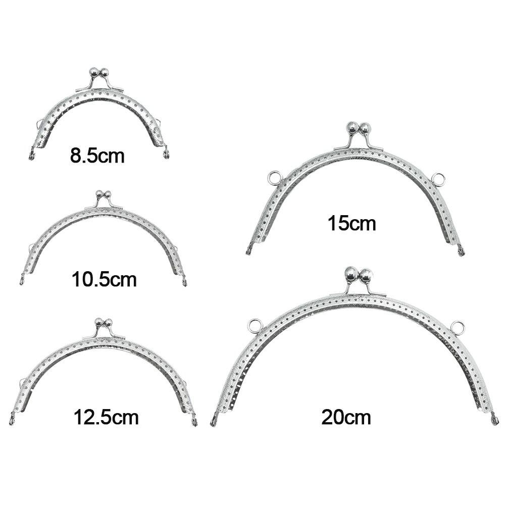 Metal Purse Frame Kiss Clasp Vintage Purse Frame Mini Bag Clasps  Handle Bag Accessories