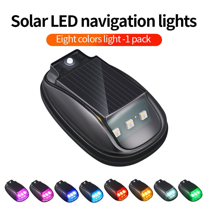 

Solar Wireless No Drill Cab Lights For Truck Roof Solar-Powered Truck LED Signal Lights Auto Sensor Luces Car Flashing Light