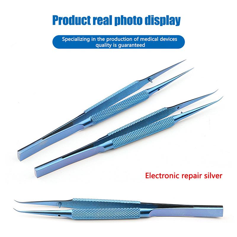 Precision Titanium Alloy Tweezers Professional Repair Fingerprint Fly Line Phone Motherboard Antimagnetic Electronics Forceps