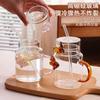 Creative Three-dimensional Butterfly Water Cup High Borosilicate Heat-resistant Glass Teapot French Girl Glass with Handle Glass Ins
