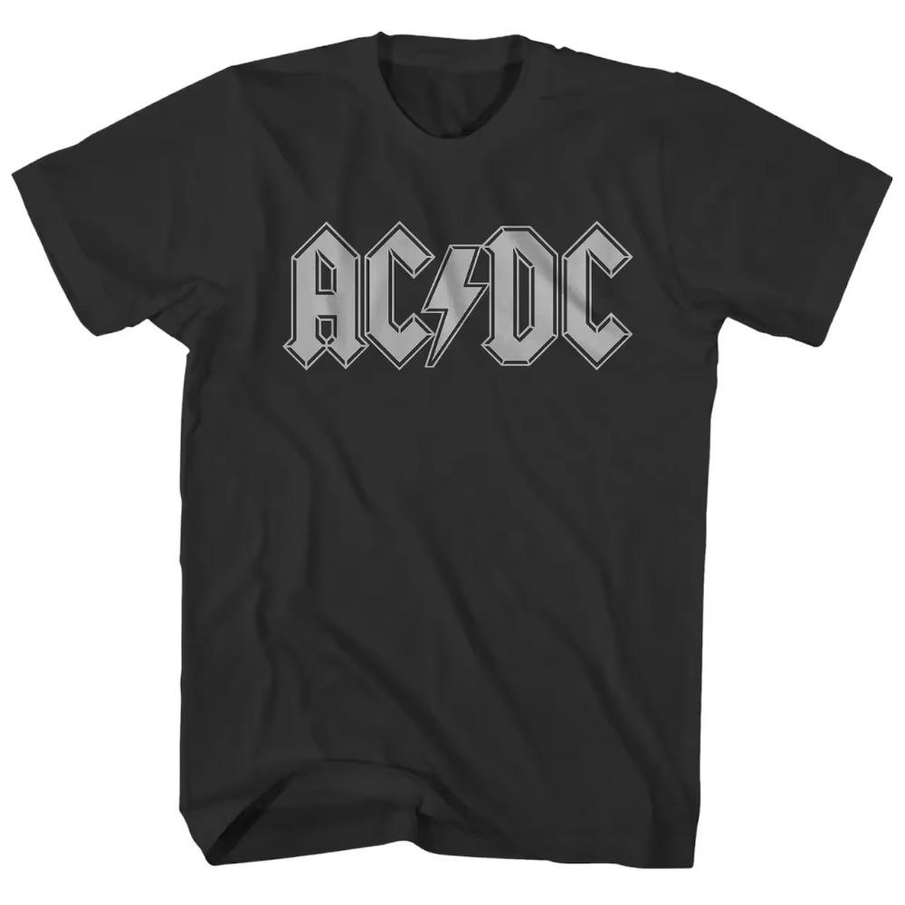 Summer Women Cotton T-Shirt  Graphic Clothing Men Fashion Letter ACDC Printing Tops Tees Female Casual Streetwear