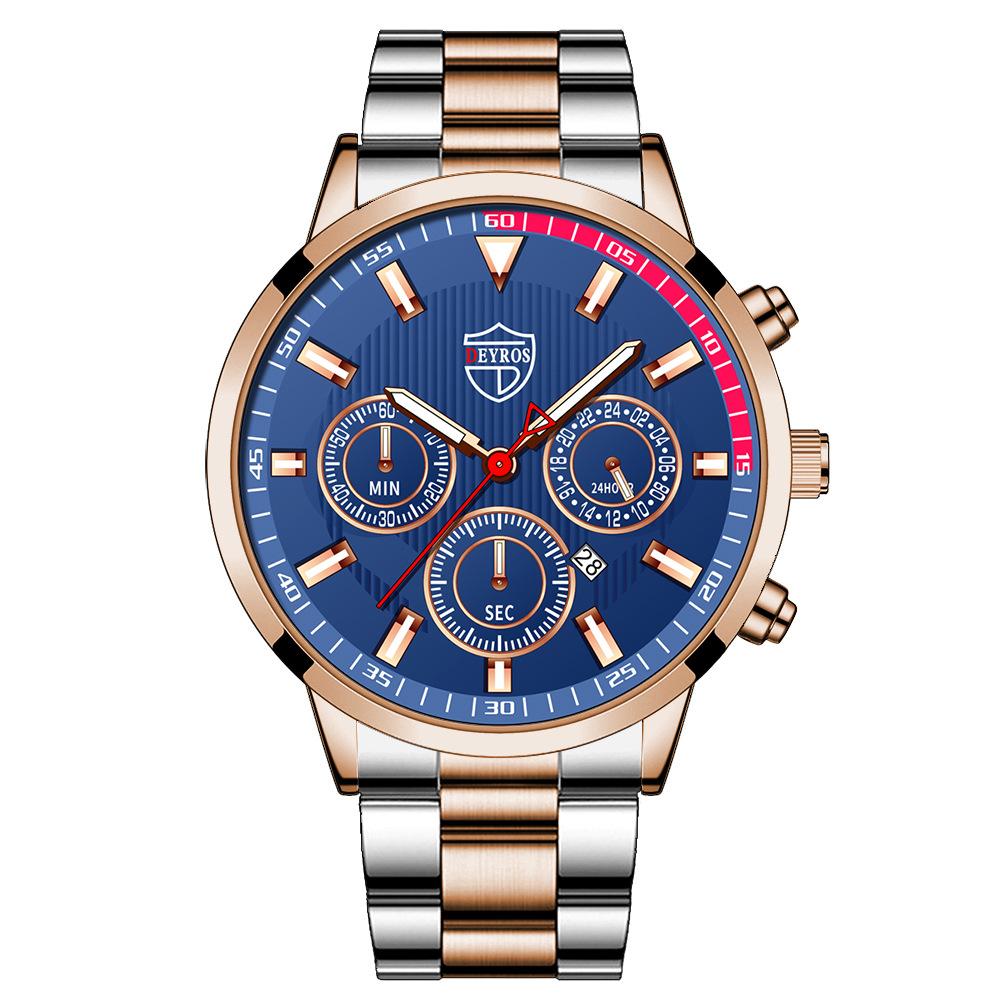 Men'S Watch Fashion Calendar Luminous Fully Automatic Quartz Watch