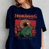 Horrors Are Never Ending Frog Silly Horror Tshirt Meme Funny Gifts Unisex Printed Tshirt Tops Allmatch Regular Short Sleeve