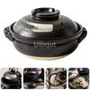 0.9L Ceramic Clay Pot Cooking Casserole soil Japanese Stew Soup Pot With Lid Earthenware Hot Pot Stockpot Dish Pan Cookware