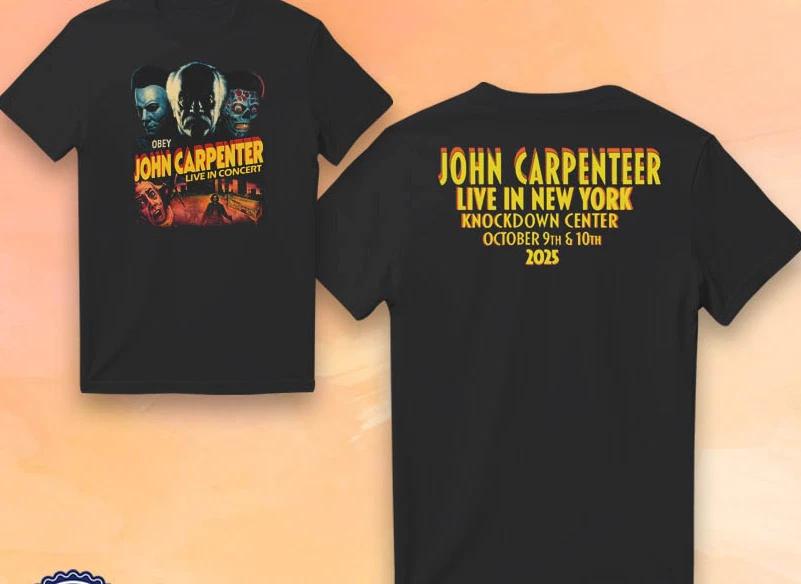 John Capenter Oct 9-10 2025 New York, NY Event Tee L