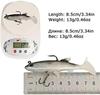 Life-Like Fishing Lure Bait Tackle Crankbait Sharp Hook Minnow Tool
