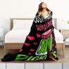 Festive Jam and Pickle Art Pattern Decorative Throw Blanket for Sofa, Bed, Living Room, and Home Decor Styling