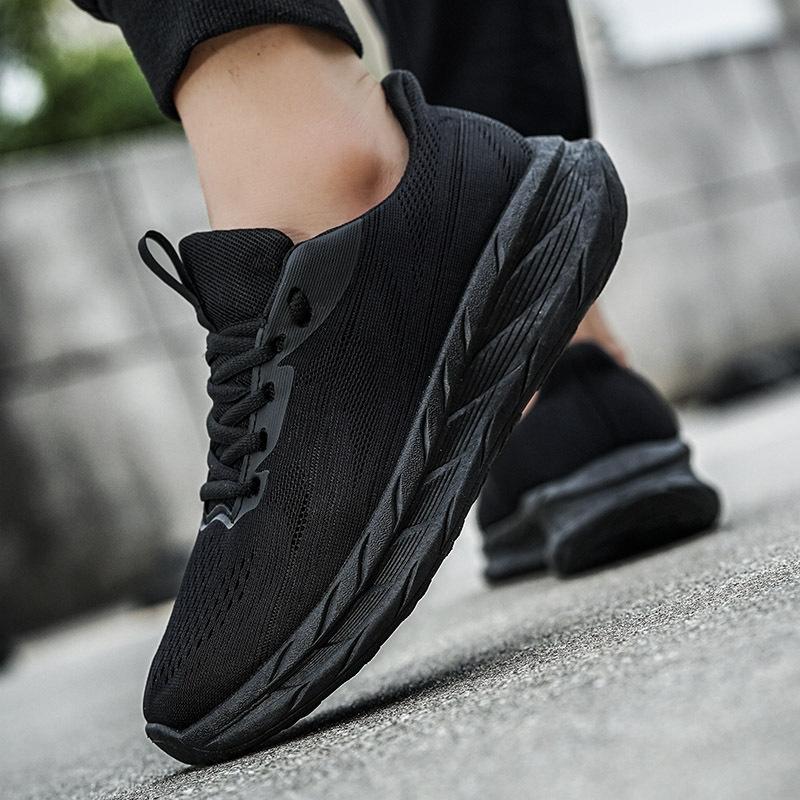 Herrenschuhe Herbst Neu Einfarbige Freizeitschuhe Sportschuhe Weichsohlige Wanderschuhe Herrenschuhe
