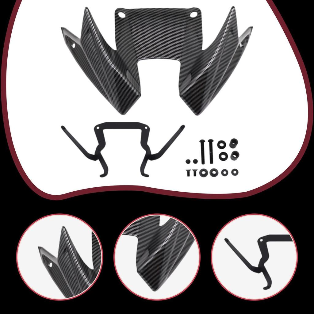 Motorcycle Front Spoiler Reliable Easy to Install Motorcycle Accessories Aerodynamic Wing Deflector for Honda CB 500 Hornet