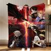 Game  Anime Castlevania Throw Soft Coral Fleece Blanket 310gsm Fluffy Warm Throw for Sofa Bed Couch Bedroom Decor