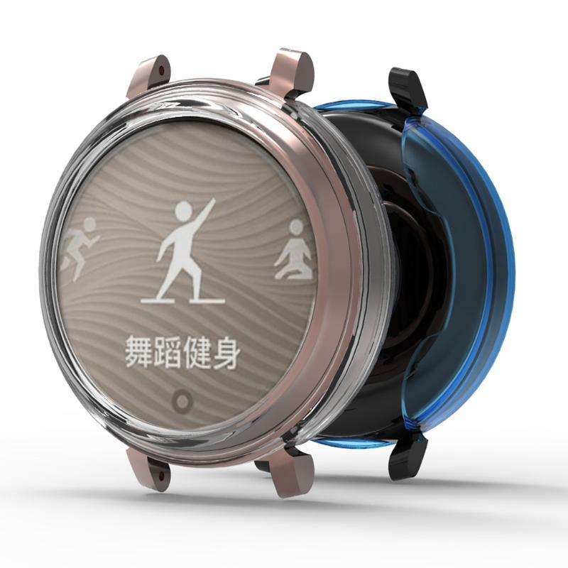 Smartwatch Cover TPU Case for 2 Half Coverage Housing Watch Case Frame Shell