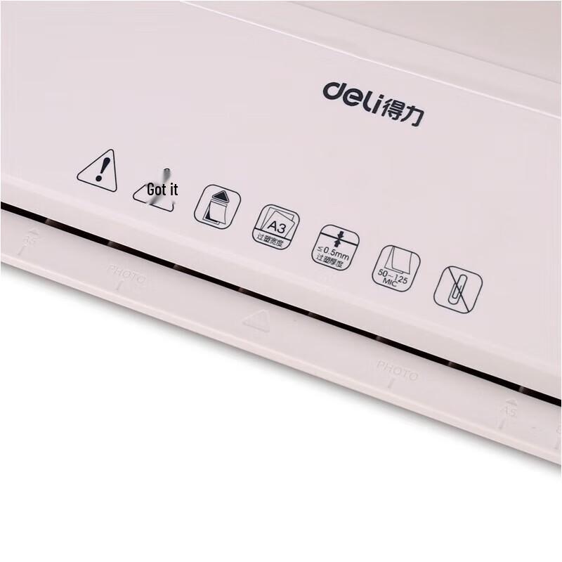 Deli 3899 A3/A4 Photo Laminator CN plug (adapter included)