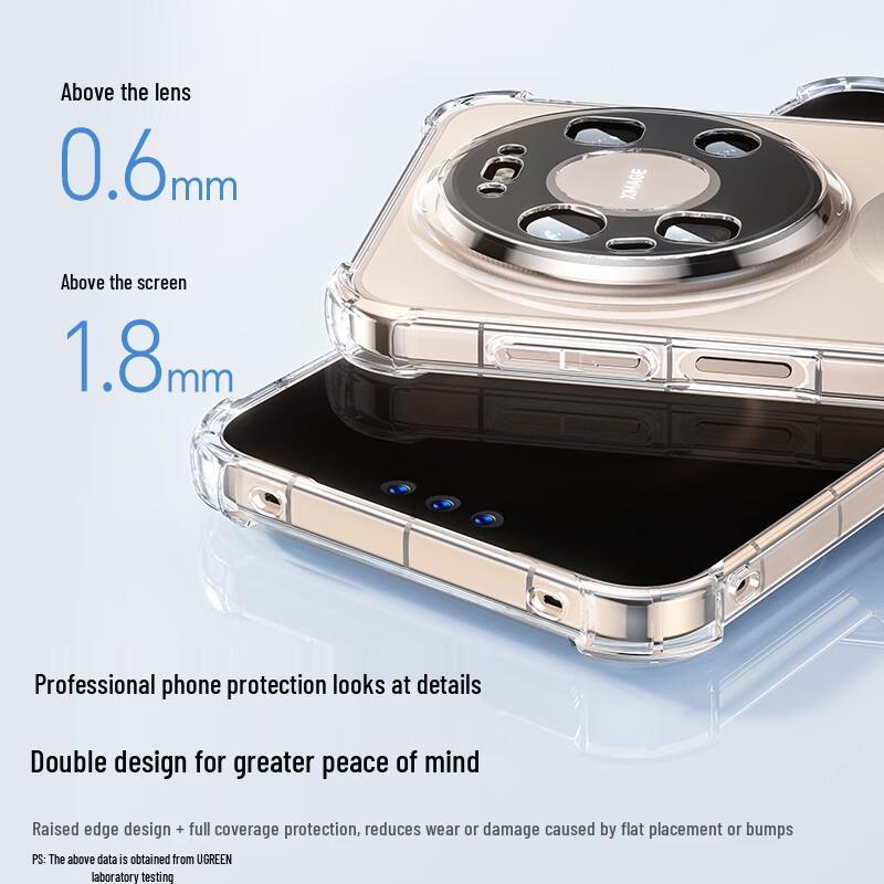 UGREEN Crystal Clear Ultra-Thin Phone Case for Huawei Mate 80/80 Pro