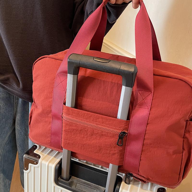 Unisex Gym Travel Duffle Bag with Separate Wet Dry Compartments - Large Capacity Casual Bag for Short Trips