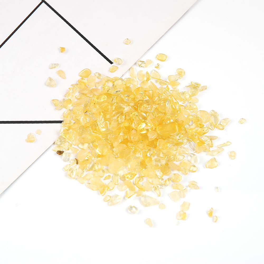 Hisenlee 500G Natural Crystal Aquarium Gravel Rocks Tumbled Crushed Stones Fountain Vase Planters Decorative Christmas New Year
