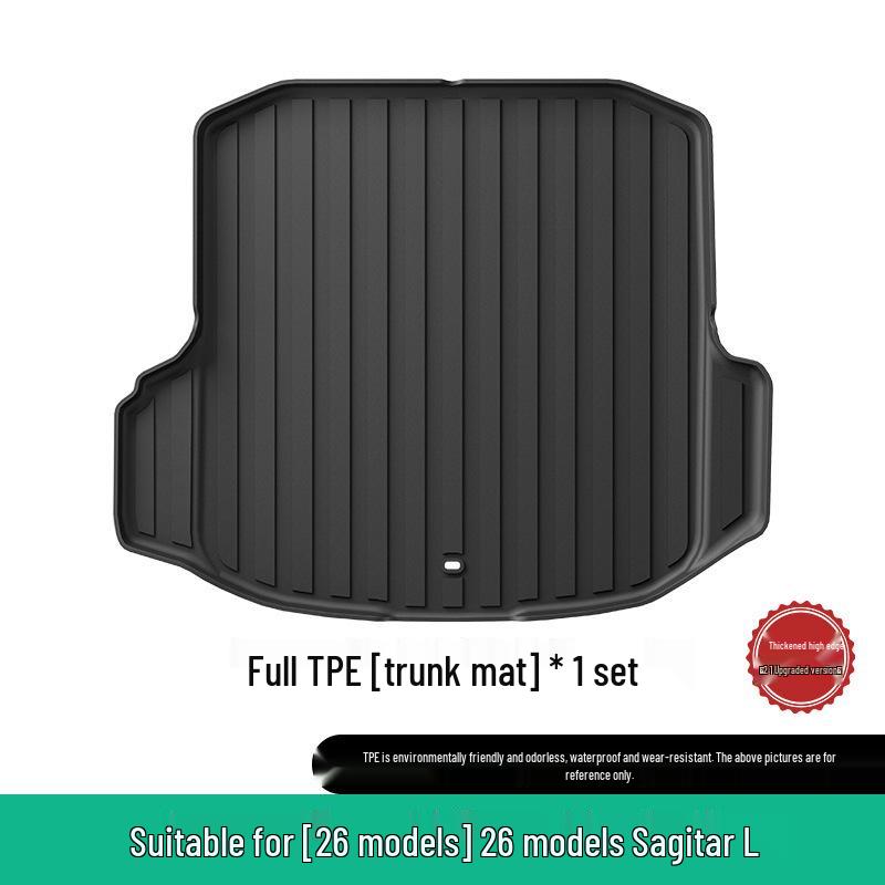 Durable TPE Floor Mats & Trunk Liner for 26 Sagitar L Models - Dirt-Resistant & Waterproof