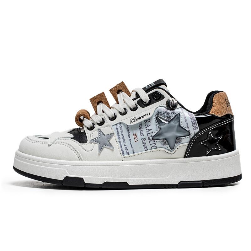 New Luxury Men's Sneakers Star Fashion Versatile Casual Board Shoes Comfortable Soft Bottom Breathable Sports Running Shoes