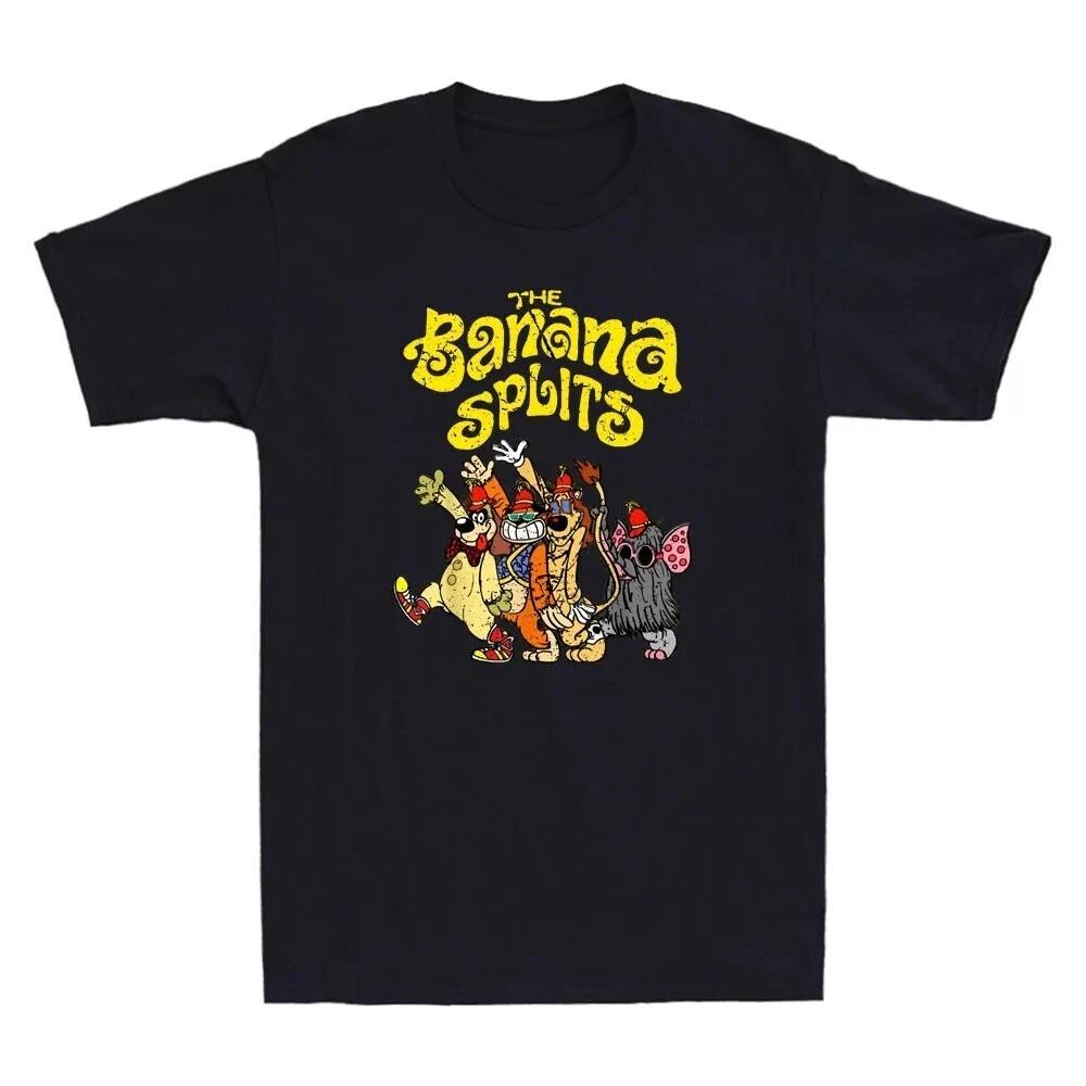 The Banana Splits Funny Cartoon Meme Animals Lover Gifts Vintage Men s T-Shirt XL