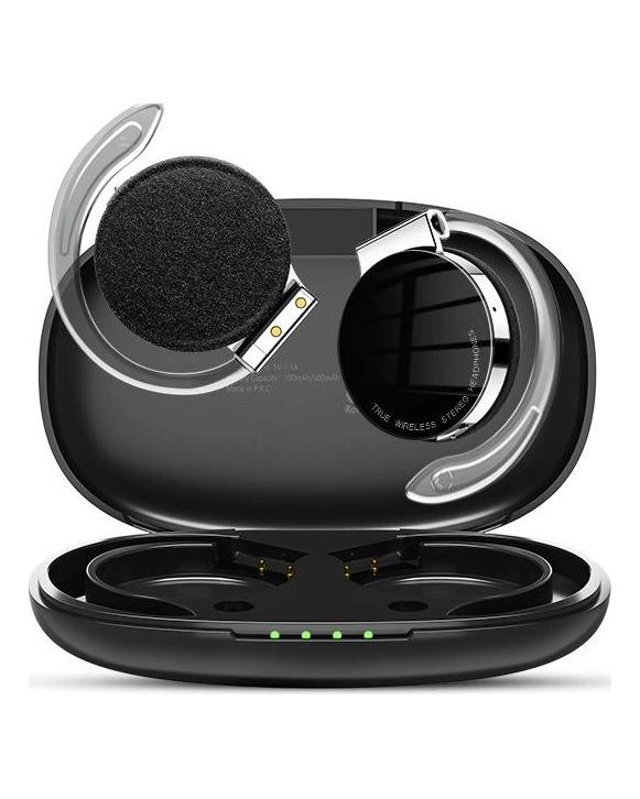 VAORLO TWS Sport Headphone Ear-Hook Luminous Earphones IPX5 Waterproof ENC Noise Cancel Stereo Headset Bluetooth 5.2 Painless Wear