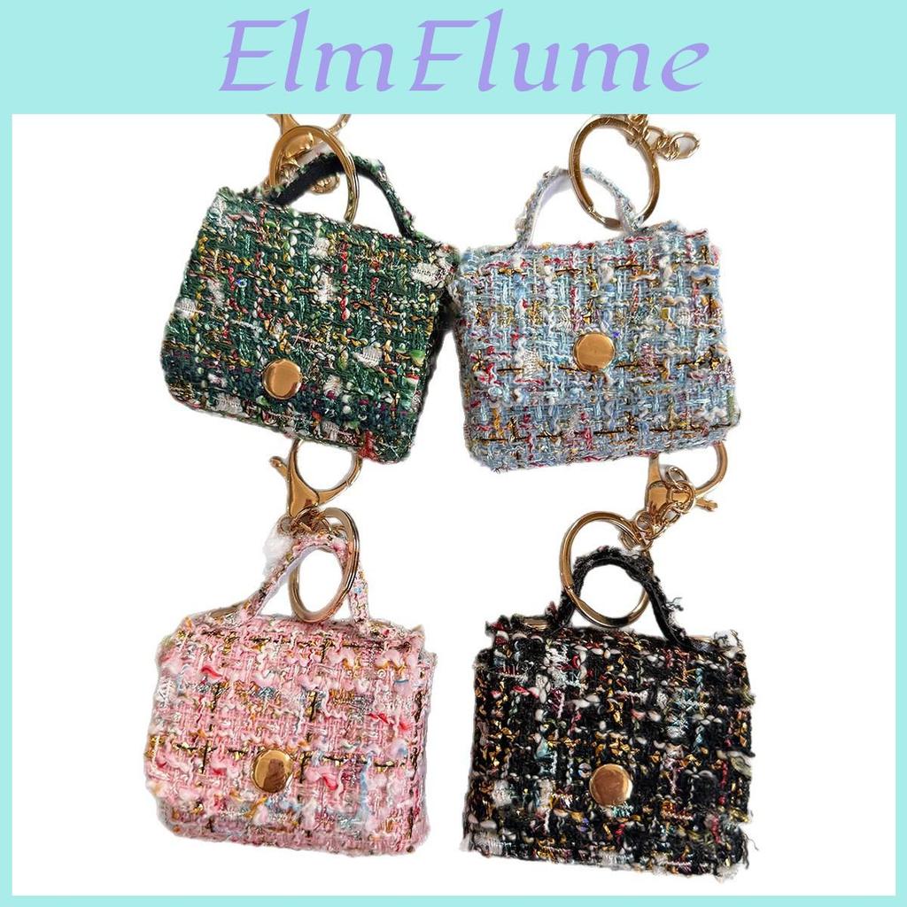 Stylish Mini Bag Keychain With Fabric Material For Fashionable Commuters