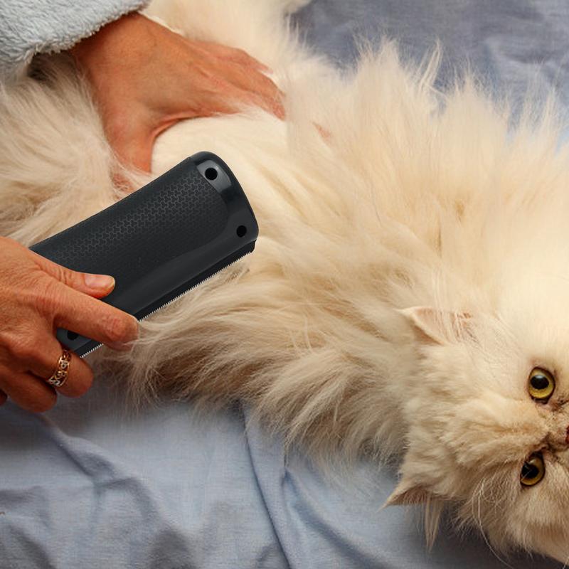 Dog Grooming Comb Hair Removal Pet Clean Brush Cat Deshedding Comb Kitten Dematting Grooming Tool Grip Comb for Loose Hair