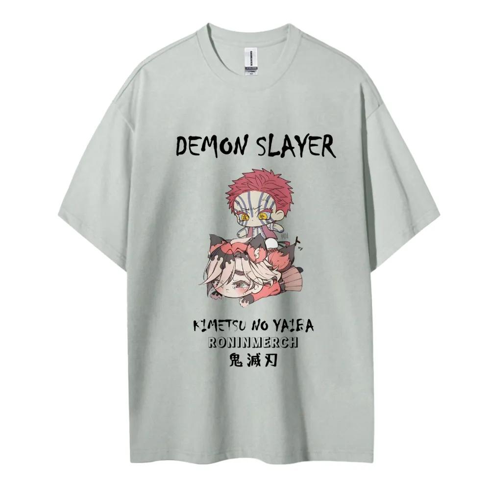 Dämonentöter Aufdruck Kurzarm Lässig Sommerkleidung Herren Bequeme Kleidung Herrenbekleidung Kurzarm Halbarm Oberteil