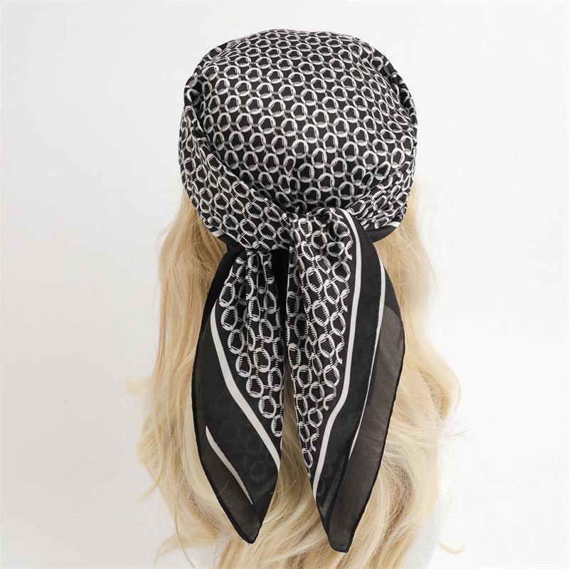 70 * 70 cm Nowy Jedwabny Mały Kwadratowy Chusta Do Ochrony Szyi Kobiet Profesjonalny Chusta Uniwersalna Chusta Do Włosów Chusta Na Głowę