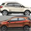 Car Sticker For Ford Ecosport Door Side Decals Kit Car Wrapping Vinyl Film Auto Waterproof PVC Sticker Car Accessories Exterior