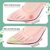 Towel Cloth Toe Plug High Heels Soft Anti-wear Forefoot Half Size Pad Adjustable Size Toe Plug